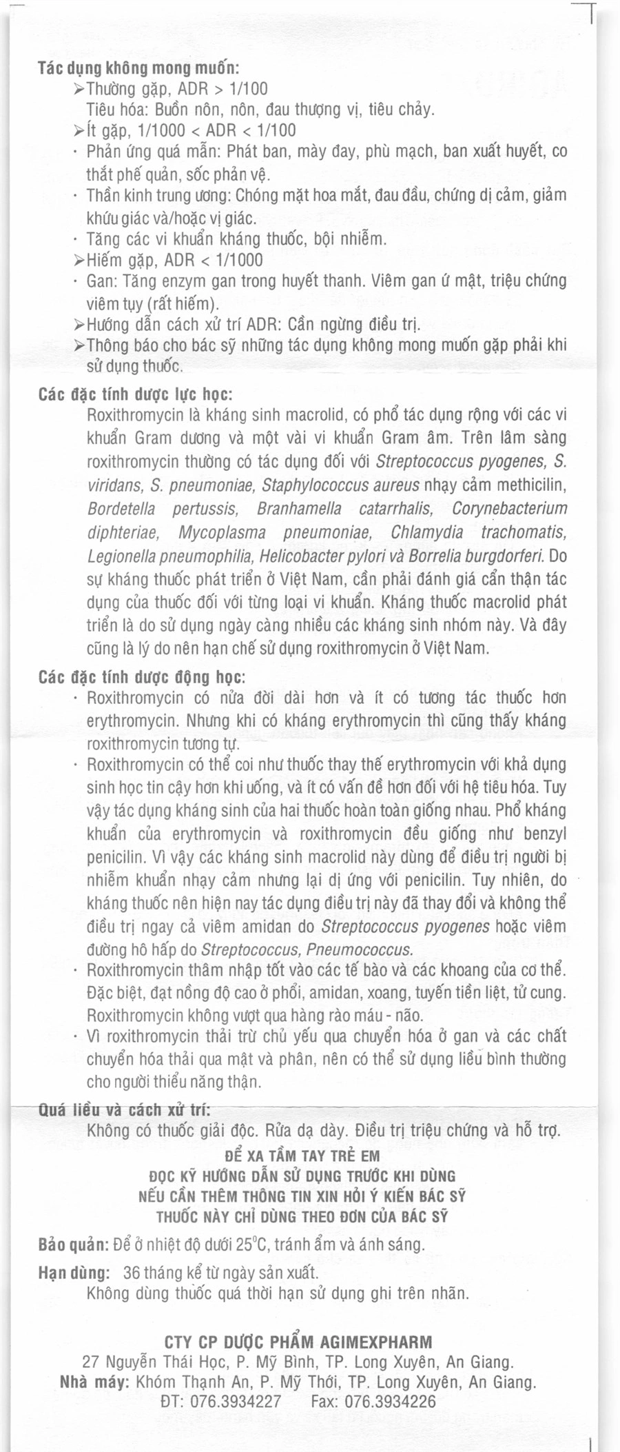 Agiroxi 150mg trị nhiễm khuẩn (10 vỉ x 10 viên) - 4
